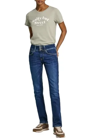 Pepe Jeans Damen Slim Lw Pl204729 Jeans, , 32 W/34 L