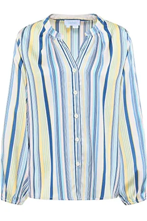 USHA Damen 19623643 Gestreifte Bluse, , S