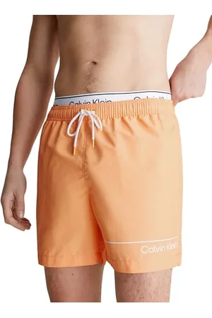 Calvin Klein Herren Badehose Medium Double Mittellang, , S