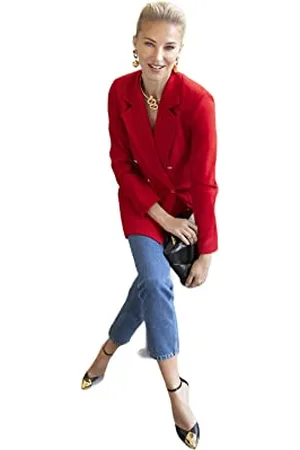 Trendyol Damen Button Detaillierte Übere Blazerjacke Jacket Casual, , 36