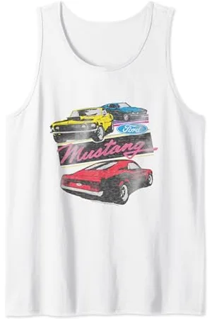 Tom Ford – Mustang Blau Gelb Rot Car Group Tank Top