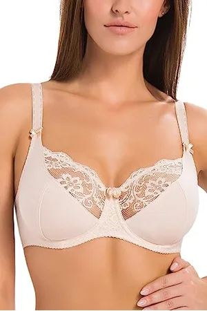 Teyli Damen BH - Minimizer BH Bügel - Baumwolle BH - BH Grosse Grössen - BH Große Brüste - Komfort Starker Halt BH - Damen Bügel Minimizer - Damen BHS Frauen Bra 70K