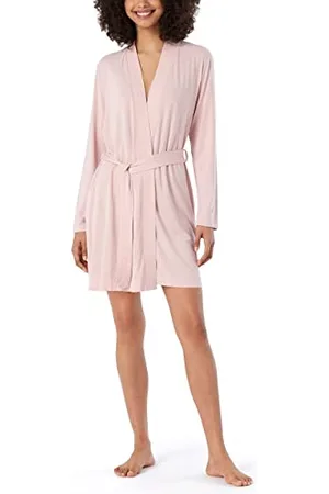 Schiesser Damen Bade-und Morgenmantel Modal-Interlock Bademantel, , XL