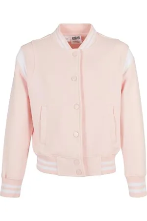 Urban classics Mädchen Girls Inset College Sweat Jacket Jacke, , 122/128