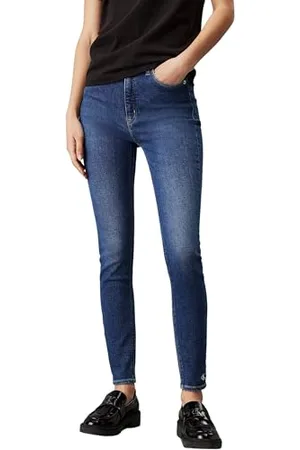 Calvin Klein Jeans HIGH RISE SUPER SKINNY ANKLE Enganliegend Damen, , 28W