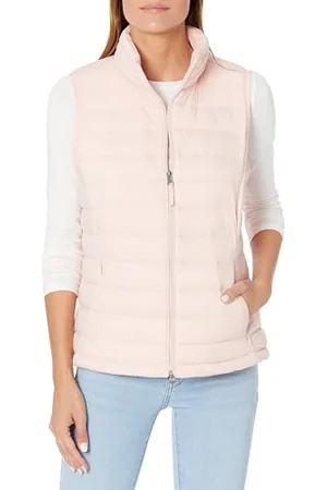 Amazon Damen Leichte, Wasserbeständige Pufferweste, Verstaubar, , XL