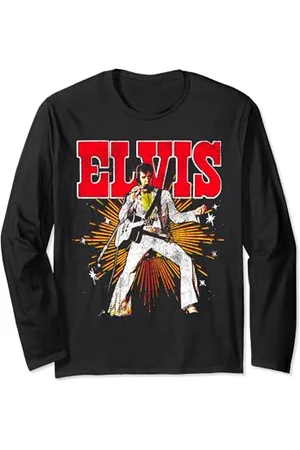 Elvis Presley Official Retro Langarmshirt