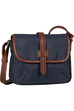 TOM TAILOR Reva Damen Umschlagtasche Umhängetasche Klein Blau
