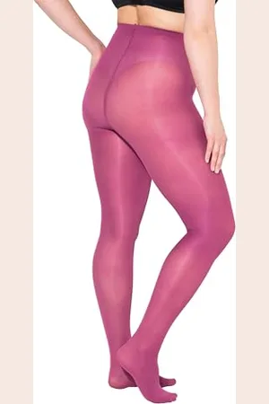 Ulla Popken Damen große Größen Übergrößen Plus Size Essential Mikrofaser-Strumpfhose, 60 den