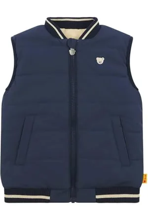 Steiff Wendejacke EU Größe 116 , Outdoor Wende-Jacke, Übergangsjacke für Frühling Sommer, Kinderjacke 2in1 Wendejacke, warm und bequem, waschmaschinenfest