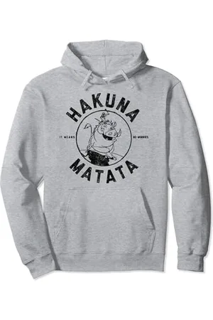 Disney The Lion King Timon And Pumbaa Hakuna Matata Outline Pullover Hoodie