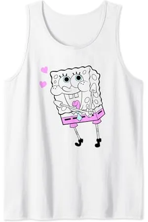 Spongebob Valentinstag Outline Portrait Tank Top