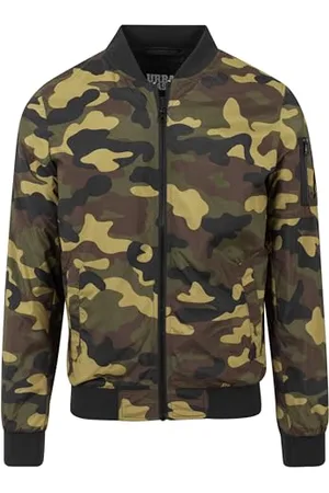 Urban classics Herren Light Camo Jacket Bomber Jacke, , Large