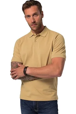 JP 1880 Herren große Größen Übergrößen Menswear L-8XL Poloshirt, Basic, Halbarm, Piqué, L bis 10XL 7XL 702560316-7XL