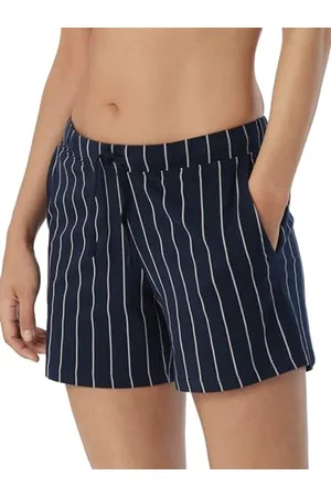 Schiesser Damen Schlafhose Kurz Baumwolle Shorty - Mix + Relax Pyjamaunterteil, , 48 EU