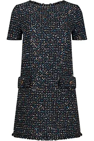 19V69 Italia Damen Mora Black Formales Kleid, , M