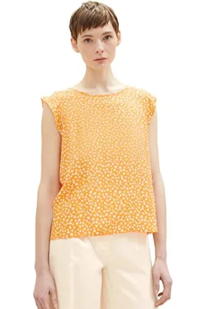TOM TAILOR Damen Bluse mit Flügelärmeln