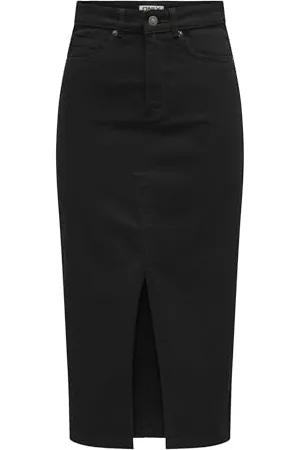 ONLY Female Jeansrock Midirock