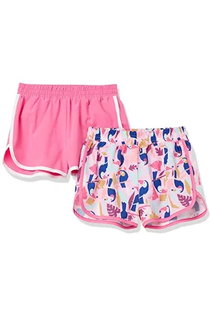 Amazon Mädchen Active-Laufshorts, 2er-Pack, , 4 Jahre