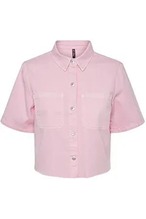 Pieces® Damen Pcblume Shirt Bc Bluse, , S EU
