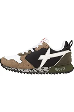 W6YZ Sneakers aus technischem Gewebe und Veloursleder, 43