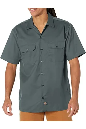 Dickies Herren Short-Sleeve Work Button-Down-Shirt, , 3X-Large Groß