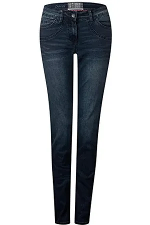 CECIL Damen Slim Jeans 371855 Charlize, Mehrfarbig , W34/L32 (Herstellergröße: 34)