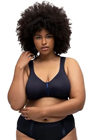 Ulla Popken Damen, große Größen, Wellness-BH, Mikrofaser, ohne Bügel, Cup C - E