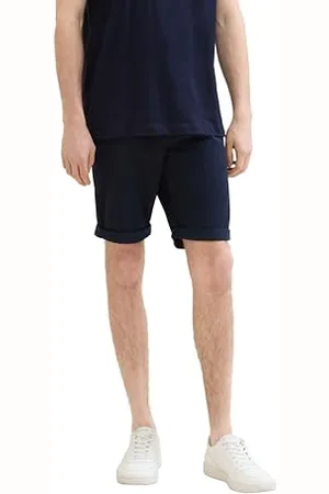 TOM TAILOR Herren Slim Chino Bermuda Shorts mit Stretch, , 30