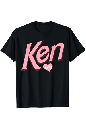 Barbie Damen Valentin-T-Shirt Klein Unisex Cartoon Graphic Novelty Crew Neck Kurzarm Pull-On 100% Baumwolle EU S