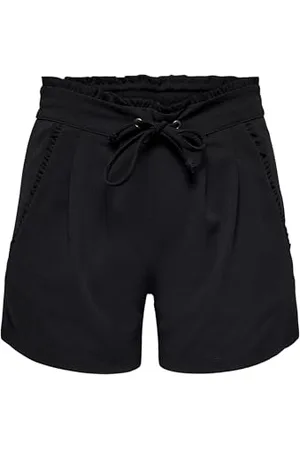 JDY Damen NEW Catia JRS NOOS Shorts, Black, XL