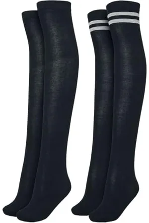 Urban classics Damen Ladies Overknee Socks 2-Pack Kniestrümpfe, , 37 (Herstellergröße: 36-39)