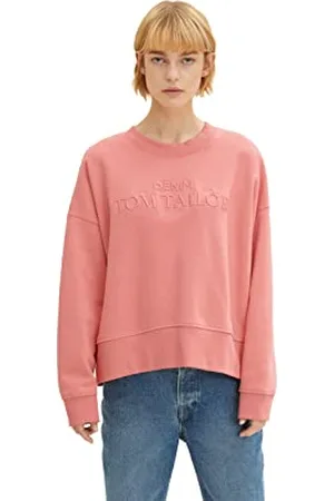 TOM TAILOR Damen Sweatshirt mit Logoprint 1032938, , L