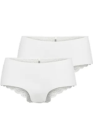 ONLY Damen Onlchloe Lace S.skin Briefs Pack of 3 Noos Panties, Cloud Dancer, XS EU