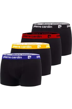 Pierre Cardin Pierre Cardin Herren PC/1/BC/Pk4 Retroshorts, Schwarz 2, M (4er Pack)