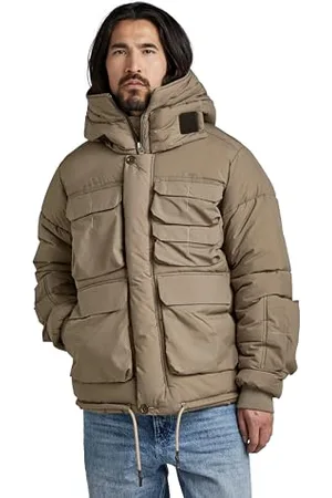 G-Star RAW Herren Field Hooded Puffer Jacke, , XS