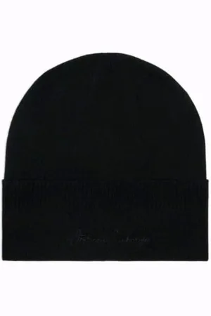 Armani Exchange Damen Ophelia, Logo Signature Tone On Beanie Hat, , Einheitsgröße EU