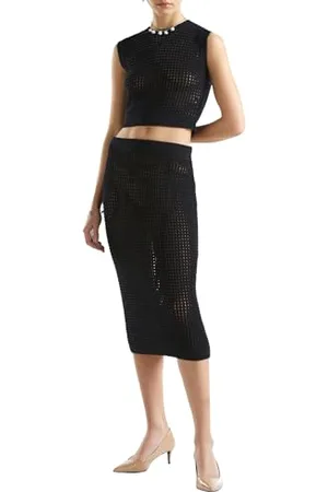 Benetton Damen Gonna 101td001d Rock, , XS