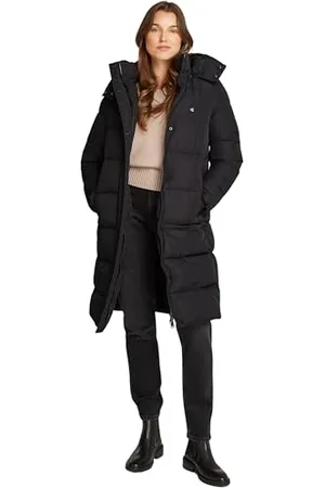 Calvin Klein Jeans MONOLOGO NON DOWN LONG PUFFER Gerade Damen, , L