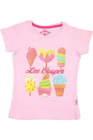Lee Mädchen Maglietta Ragazza Kurzarm Shirt,