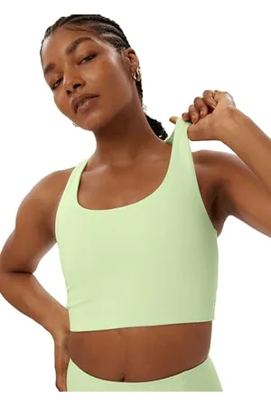 GIRLFRIEND COLLECTIVE Paloma Sports Bra, Medium Impact Classic Women’s Sports Bra, Racerback, Without Padding and Underwire, for Fitness, Running, Yoga, Pilates, Wellness, Training, Sizes XXS-6XL