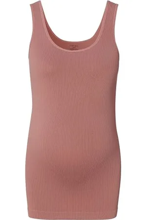 Noppies Maternity Damen Sama Seamless Rib Tanktop Trägershirt/Cami Shirt, Burlwood-N143, XS/S