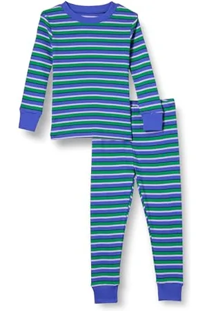 Amazon Unisex Baby Eng anliegende Baumwoll-Schlafanzüge - Auslauffarben, , 12 Monate