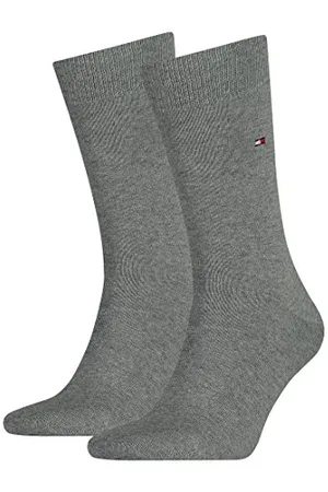 Tommy Hilfiger Herrensocken Doppelpack mittelgrau Größe 47-49