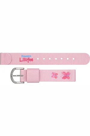 Prinzessin Lillifee Edelstahl Textil Uhrenarmband Kinder Mädchen Ersatzteil 18cm