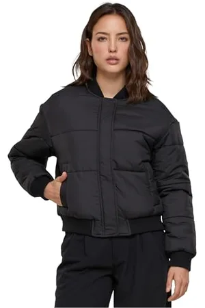 Urban classics Damen TB6152-Ladies Puffer Blouson Jacke, Black, S