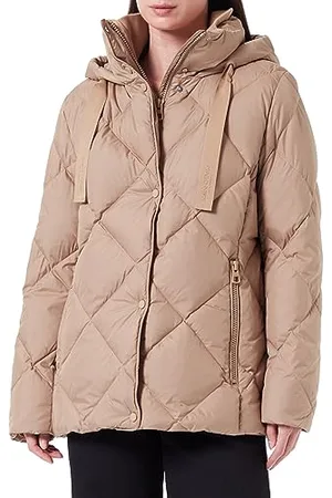 Marc O’ Polo Damen 309032970077_739_36 WOVEN OUTDOOR JACKETS, stone hearth, 36 EU