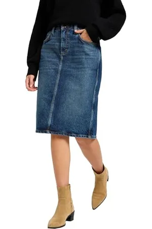 Lee Damen Midi Skirt, , 31W EU