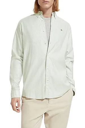 Scotch&Soda Herren Essential Oxford Stripe Hemd, , XL EU