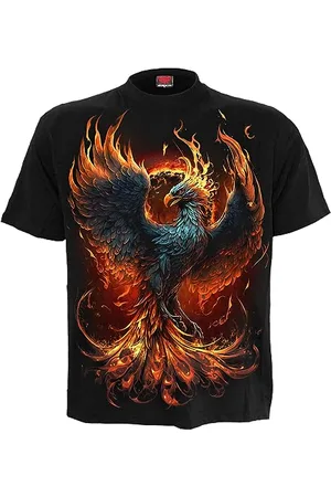 Spiral Ashes Reborn Männer T-Shirt XXL 100% Baumwolle Basics, Rockwear